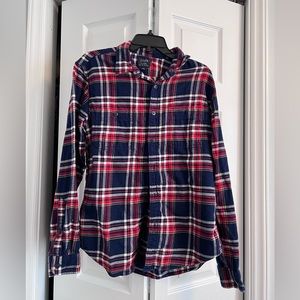 J Crew long sleeve flannel